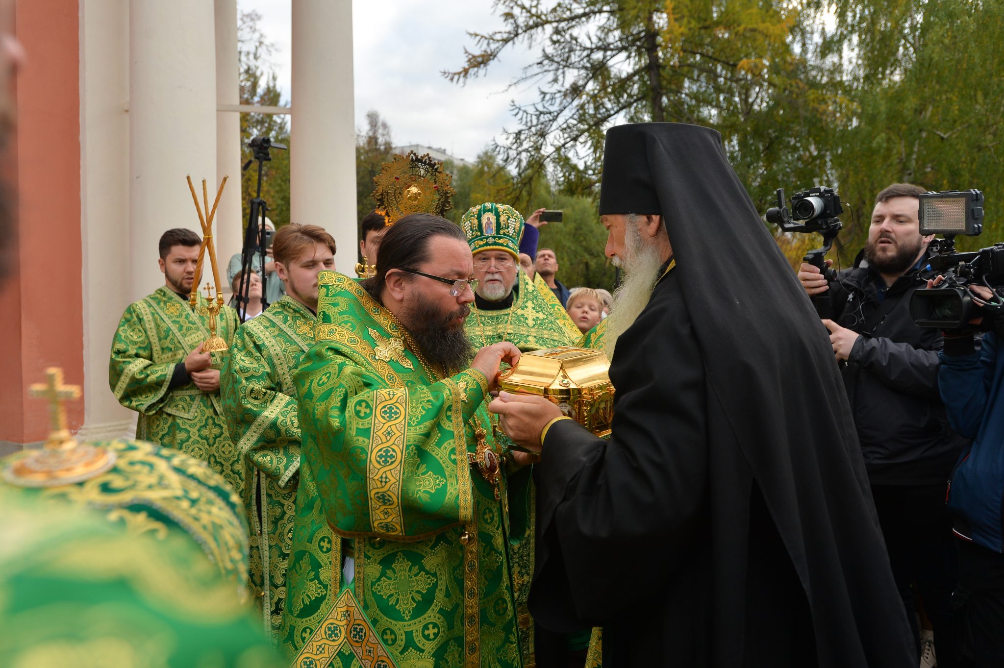 Сгорела Церковь Сергия Радонежского Сергиев Посад