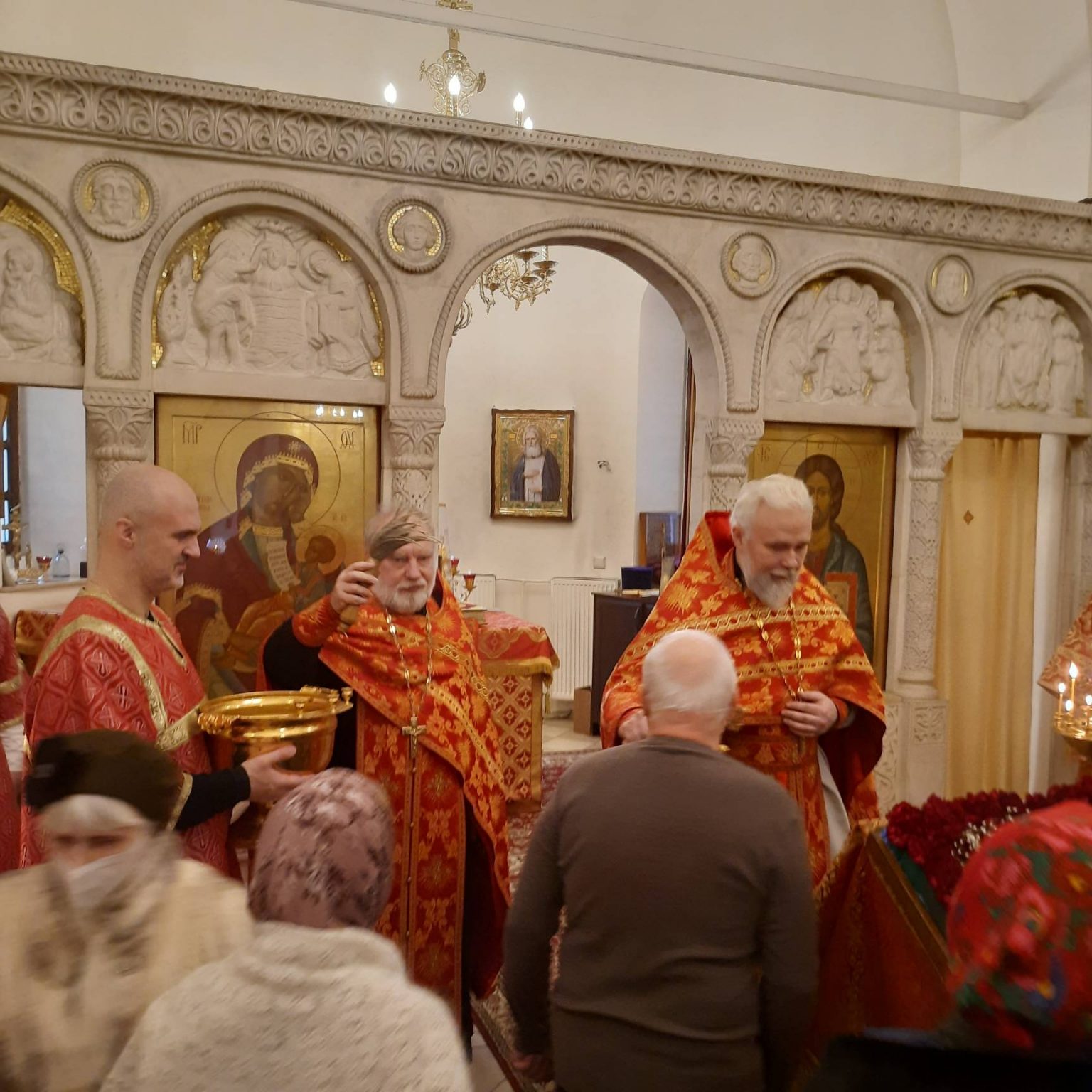 Клирос хор сербского подворья в Москве